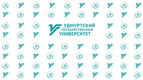 Виртуальный фон с логотипом УдГУ