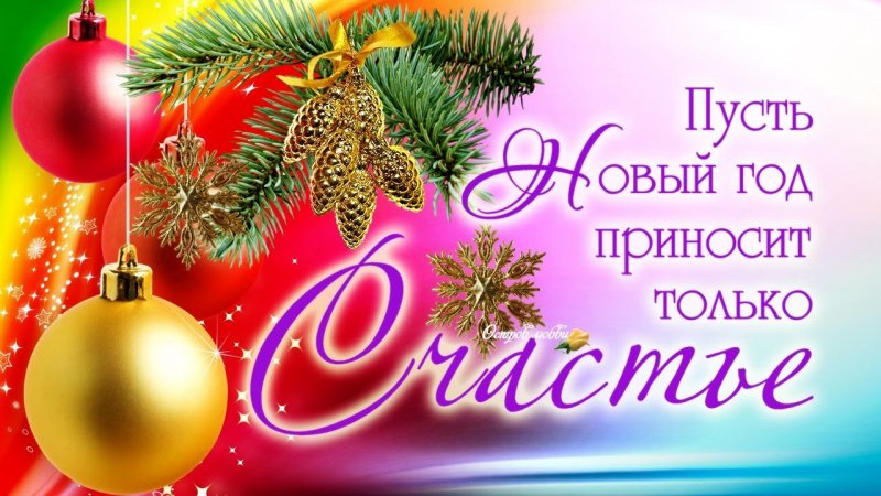 Поздравление с Новым годом и Рождеством от Дашковского Петра Константиновича 2