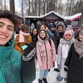 Иностранные студенты УдГУ и Международный студенческий клуб отметили Масленицу в Парке Космонавтов