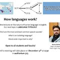 How languages work?