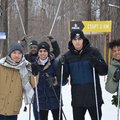 Иностранные студенты УдГУ впервые встали на лыжи!