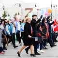 Удмуртский государственный университет принял участие в праздничной первомайской демонстрации!