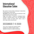 Join us online for the International Educational Salon
