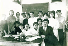 В кабинете общей ботаники, 1988 г. (из личного архива Олега Торгашова)